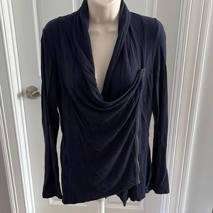 Market Spruce zip side cardigan